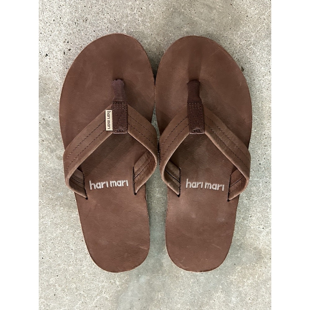 Hari Mari Sandals Mens Fields Brown Size 8